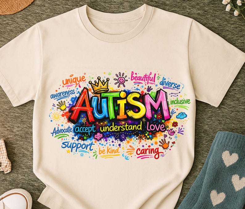 Autism PNG Accept Understand Love, Graffiti Neurodiversity Design ...