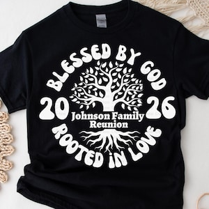 Family Reunion Tree SVG, Family Gathering svg, Christian family tshirts, family 2026 svg, Retro Family svg, Family Reunion png, image 3