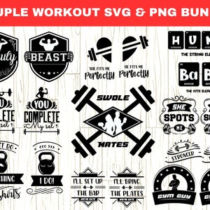 Workout Svg Bundle, Funny Couple Svg, Gym Bundle Svg, Matching Couple Shirts Svg, Valentine Fitness Svg, Crossfit Svg, weightlifting svg