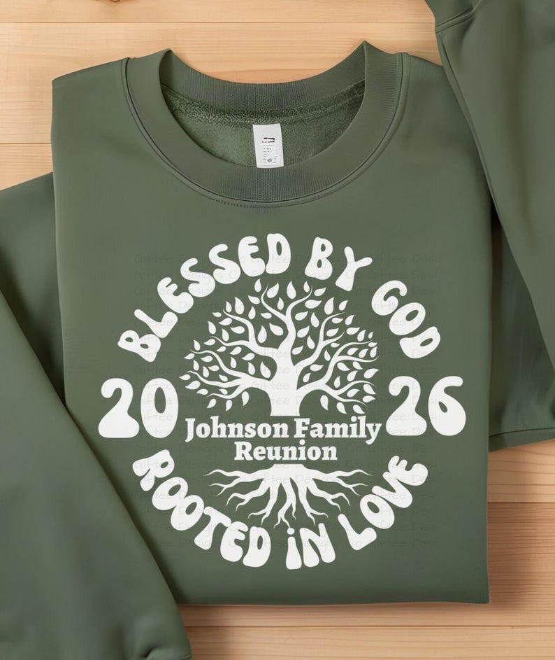 Family Reunion Tree SVG, Family Gathering svg, Christian family tshirts, family 2026 svg, Retro Family svg, Family Reunion png, image 10