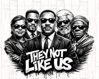 MLK Malcom X Rosa Parks Harriet Tubman Frederick Douglass PNG, Black History png Design, Not like Us png, Juneteenth png,