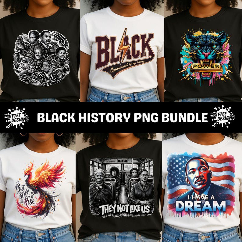 Black History Month PNG Bundle, Juneteenth Sublimation, African ...