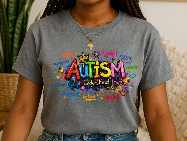 Autism PNG Accept Understand Love, Graffiti Neurodiversity Design ...