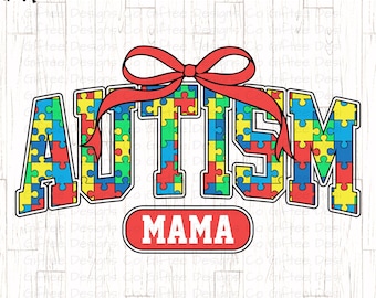 Autism Mama Varsity png, Autism Awareness png, Autism Mom png, Autism Shirt png, Neurodiversity png, Autism Acceptance, Autism coquette png,