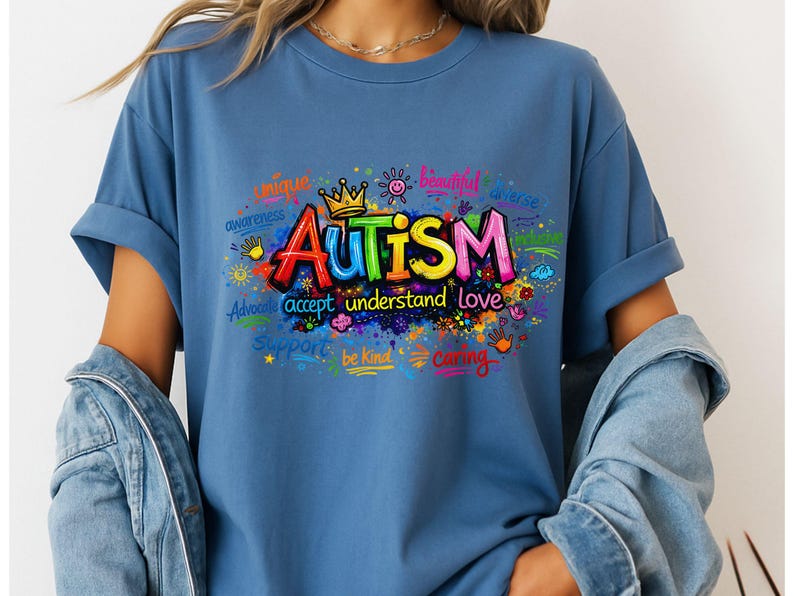 Autism PNG Accept Understand Love, Graffiti Neurodiversity Design ...