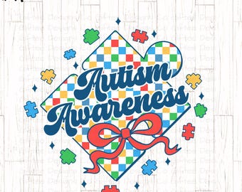Autism Awareness Png, Autism Puzzle png, Autism Bow png, Neurodiversity png, Autism Acceptance, Autism Shirt png, Autism Support Squad,