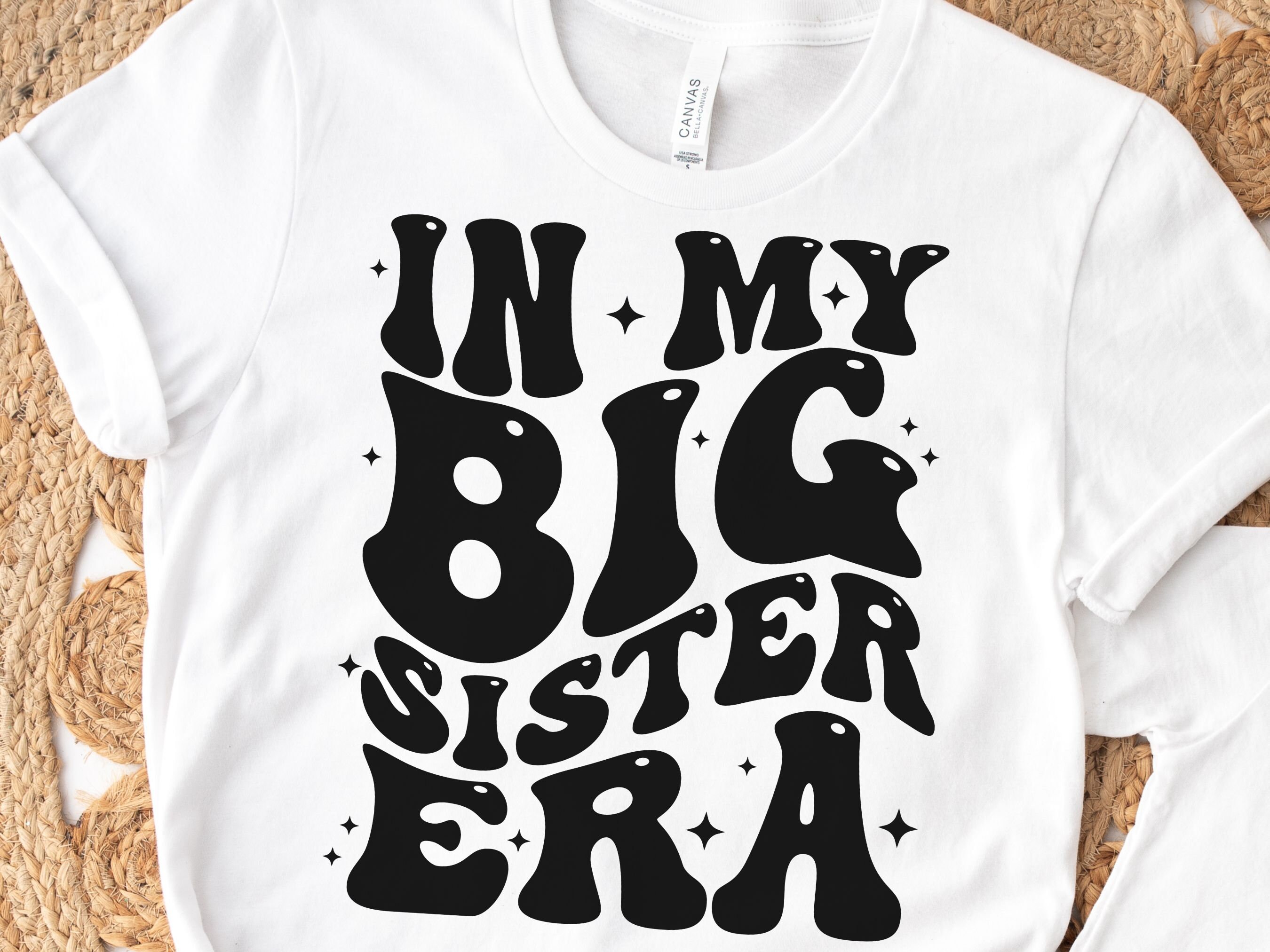 In My Big Sister Era SVG PNG Bundle, Big Sister Svg, Sister Quotes Svg ...