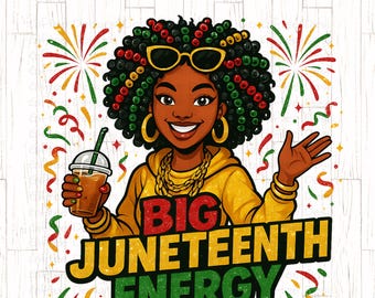 Juniteenth Energie PNG, Junieenth PNG, 1865 PNG, Schwarze Geschichte PNG, Afroamerikaner, Schwarze Kultur, Schwarze Frau PNG, Melanin PNG,
