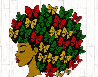 Juneteenth Black Woman PNG, Coquette Bow png, Juneteenth png, 1865 png, Afro Woman png, Black History png, African American, Black Culture,