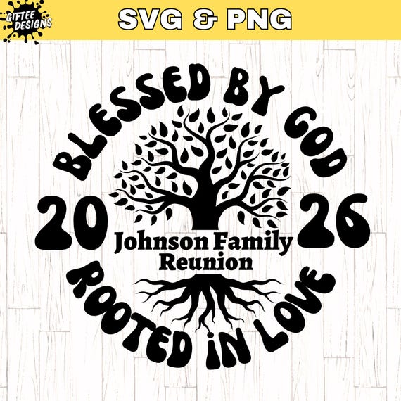 Family Reunion Tree SVG, Family Gathering svg, Christian family tshirts, family 2026 svg, Retro Family svg, Family Reunion png,