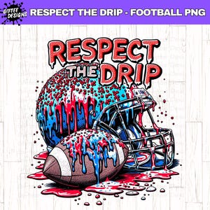Fußballtropfen PNG, Eistropfen, Respektieren Sie den Tropfen, Fußball Mama, Fußballmama Shirt png, Spieltag Fußball png, Retro Fußball png,