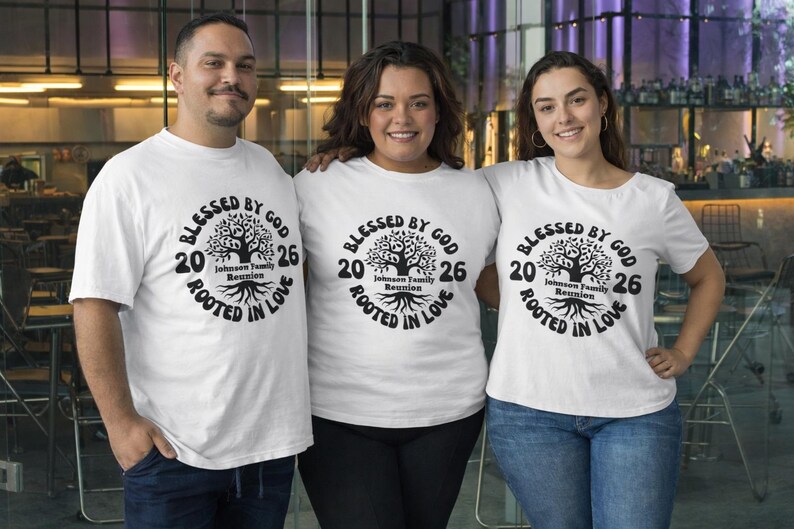 Family Reunion Tree SVG, Family Gathering svg, Christian family tshirts, family 2026 svg, Retro Family svg, Family Reunion png, image 8
