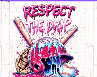 Baseball Drip PNG, Crème glacée goutte à goutte, Respectez le goutte-à-goutte, Baseball Mama, Baseball Mom Shirt png, Game Day Baseball png, Baseball rétro png,