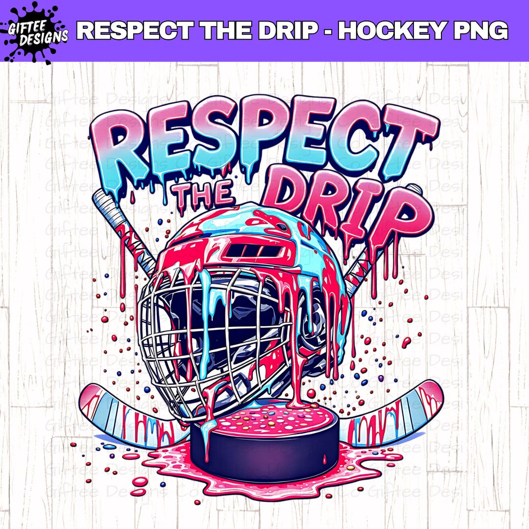 Hockey Drip PNG, Ice Cream Drip, Respect the Drip, Hockey Mama, Hockey ...