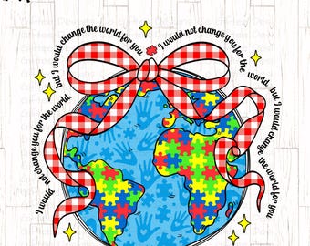 Autism Awareness Png, Autism Mom png, Autism Coquette Bow png, Neurodiversity png, Autism Acceptance, Autism Shirt png, Autism Sublimation,