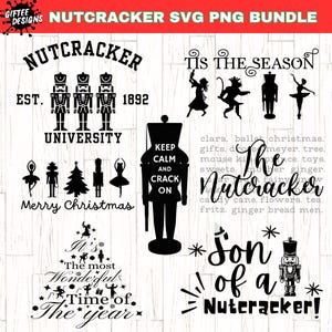 Pacote SVG quebra-nozes, png quebra-nozes, svg natal quebra-nozes, svg filho do quebra-nozes, svg balé, svg quebra-nozes para cricut, svg mãe dançarina