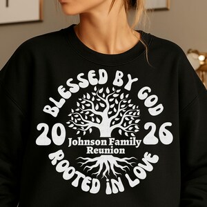 Family Reunion Tree SVG, Family Gathering svg, Christian family tshirts, family 2026 svg, Retro Family svg, Family Reunion png, image 9