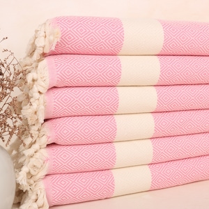 Bachelorette Party Gifts,  Personalized Beach Towel, Pink Towel, Diamond Towel, 20x36 Inches Turkish Towel, Travel Towel, Little Towel,