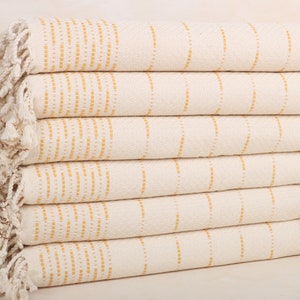 Turkish Tea Towels, Face Towel, Mustard Towel, Striped Towel, 18x36 Inches Bathroom Towel, Turkey Towel, Organic Towel, Gift Towel,