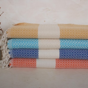 Geometric Hand Towel, Personalized Gifts, Turkish Tea Towel, 20&quot;x40&quot; Cotton Hand Towel, Custom Hand Towel, Birthday Gift,