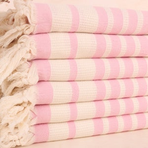 Custom Turkish Towel, Personalized Gift for him, Pink Towel, Striped Towel, 34x71 Inches Monogram Turkish Beach Towel, Bachelor Towel,