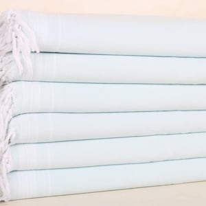 Bedspread, Monogram Blanket, Striped Blanket, 56x91 Inches Light Mint 1 Cotton Blanket, Personalized Blanket, Gift For Boyfriend,