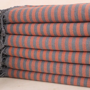 Kundenspezifisches Geschenk, 40x71 Zoll- oranges Baumwolltuch, Strandtuch mit Monogramm, Geschenk für sie, Diamantentuch, Einweihungsgeschenk,
