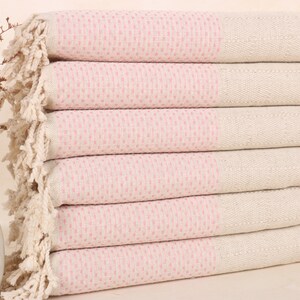 Engagement Gift, 20x40 Inches Pink Cotton Tea Towel, Personalized Turkish Towel, Bachelorette Party Gifts, Custom Gift, Bachelor Towel,