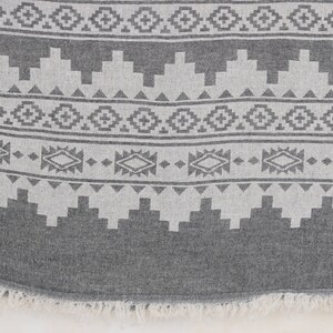 Personalized Gifts, Wedding Favors, 56x85 Inches Black Cotton Throw, Turkish Blanket, Kilim Throw, Embroidered Bedspread,