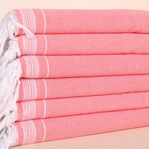 Personalized Blanket, Striped Throw, Bridal Shower Gift, Woven Throw Blanket, 56x91 Inches Vermilion Cotton Throw, Mother Of The Groom Gift,