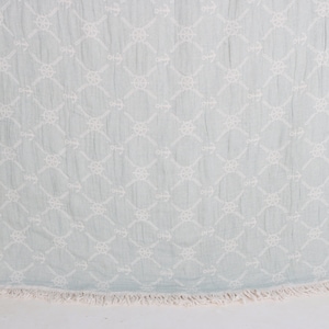 67x87 Inches Mint Cotton Blanket, Decorative Blanket, Bridesmaid Gifts, Bridal Shower Gift, Marine Design Blanket, Bridal Party Gifts,