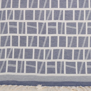 Turkish Towel Beach, Wedding Day Gift For Bride, 34x69 Inches Navy Cotton Towel, Bridesmaid Gift, Custom Gift, Turkish Blanket Throw,