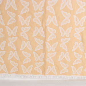 Custom Gift,Wedding Gifts Towel,79x95 Inches Mustard Cotton Blanket,Gift For Her,Christmas Gift Blanket,