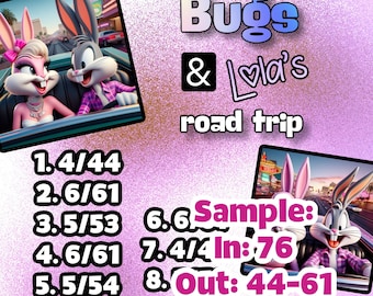 5 boards! Road Trip Pick Your Prize PYP Downloadable Bingo Board (5 boards in all) lower