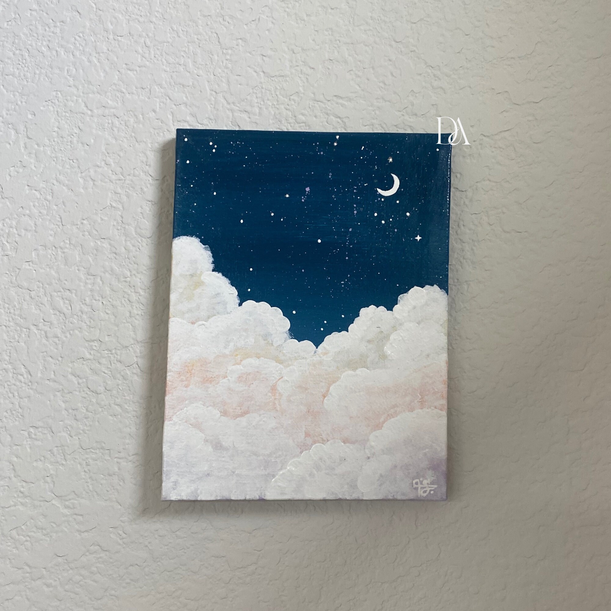 Dreamy Painting on Canvas, Original Art, Mini Canvas, “dream a Dream ...