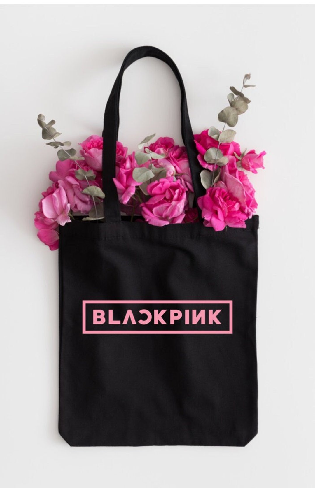 Blackpink Shoulder Tote Bag Etsy