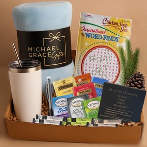 Get Well Gift, Hug In A Box, Encouragement Gift, Hygee Gift Box, Thinking Of You Box, Cozy Care Package, Self Care Basket, Blanket Gift Box