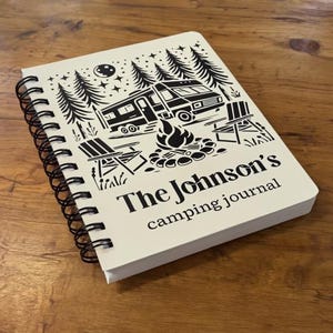 Personalized Camping Journal: Spiral Bound RV Travel Memory Book
