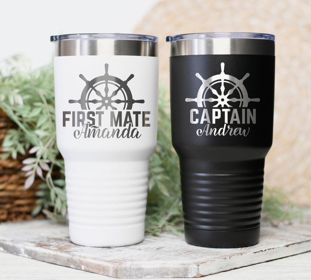 Personalized Boat Gift Boat Accessories Boat Captain Tumbler Captain