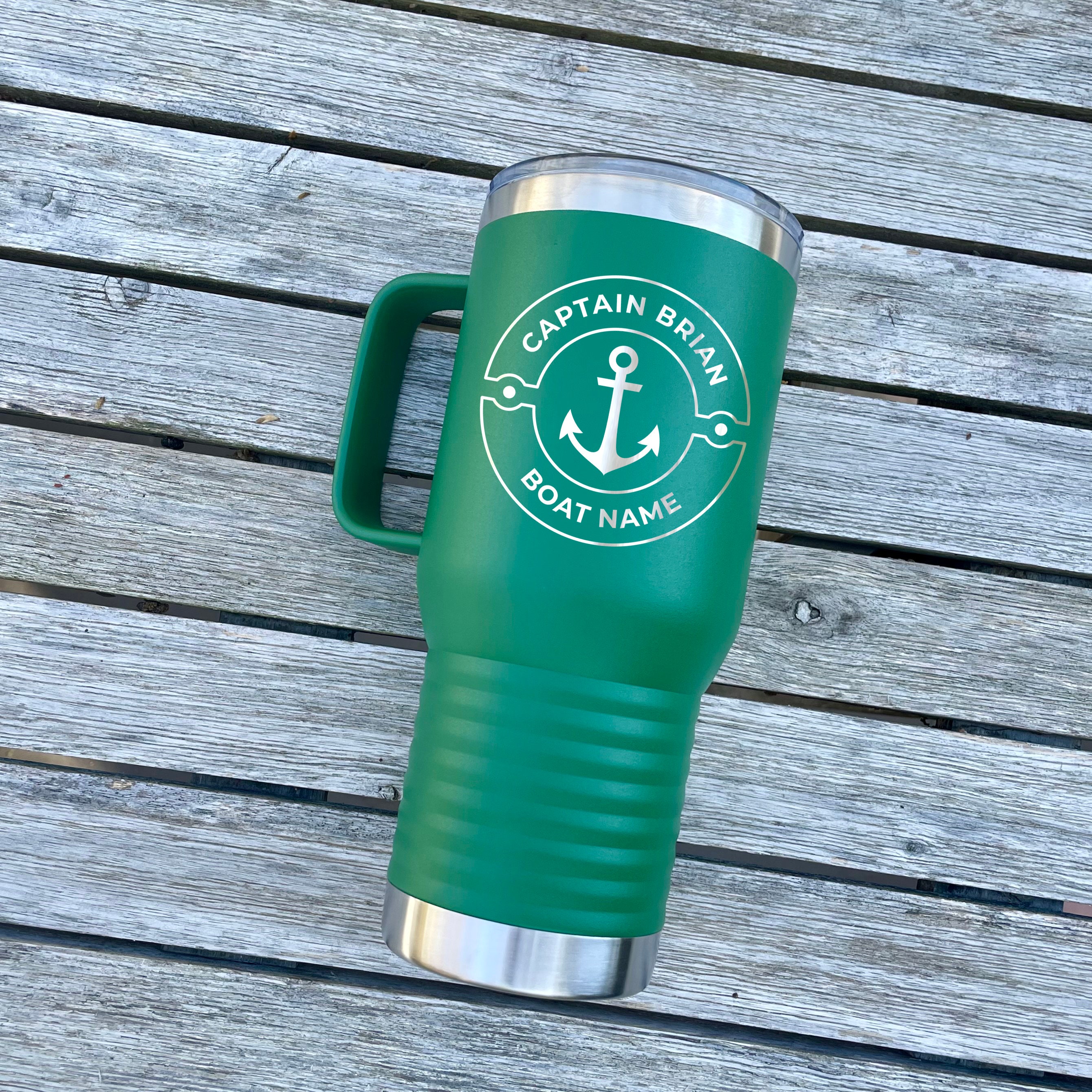 Personalized Boat Gift Boat Accessories Boat Name Tumbler Etsy