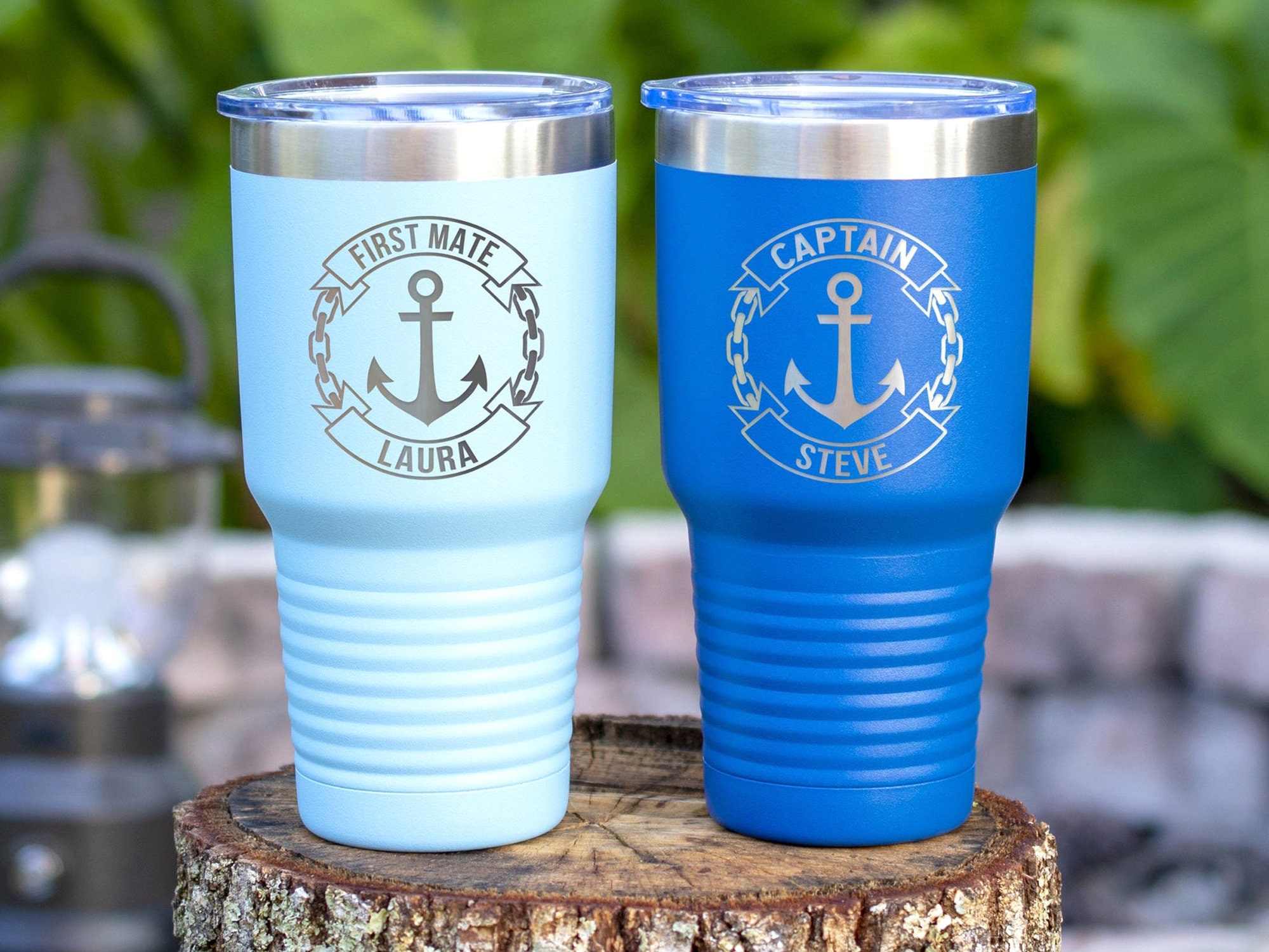 Personalized Boat Gift Boat Accessories Boat Captain Tumbler Etsy