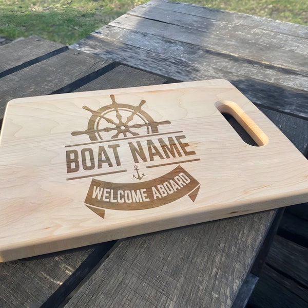 Wood Boat Name Board Etsy