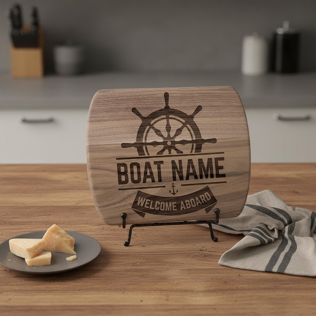 Boat Gift Boat Accessories Personalized Engraved Boat Name Cutting ...