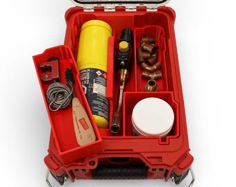 Inserto compatível com Milwaukee Packout para tocha e cilindro Bernzomatic de 14,1 oz (somente o inserto)