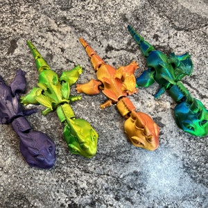 Giocattolo Fidget articolato a forma di drago, decorazione da scaffale fantasy, fantastiche idee regalo