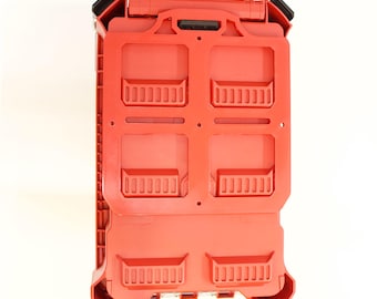 Plaque de support de montage compatible Milwaukee Packout avec languette de verrouillage, organiseur mural