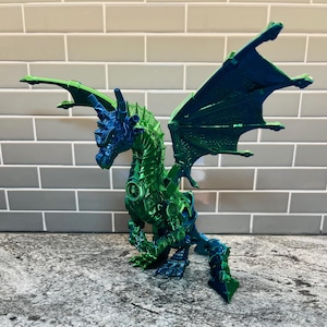 Epic Steampunk Flexible Dragon Dinosaur Fun Articulated, Posable Dinosaur Model, Great Gift Ideas