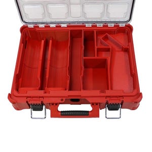 Milwaukee packout organizer insert storage kit designed to fit the bernzomatic map tank and torch - with separate bins and pockets custom designed to hold cutters, brushes, paste, flux, copper fittings, sand paper to suit your needs. comes with 2 free rubber dust caps.