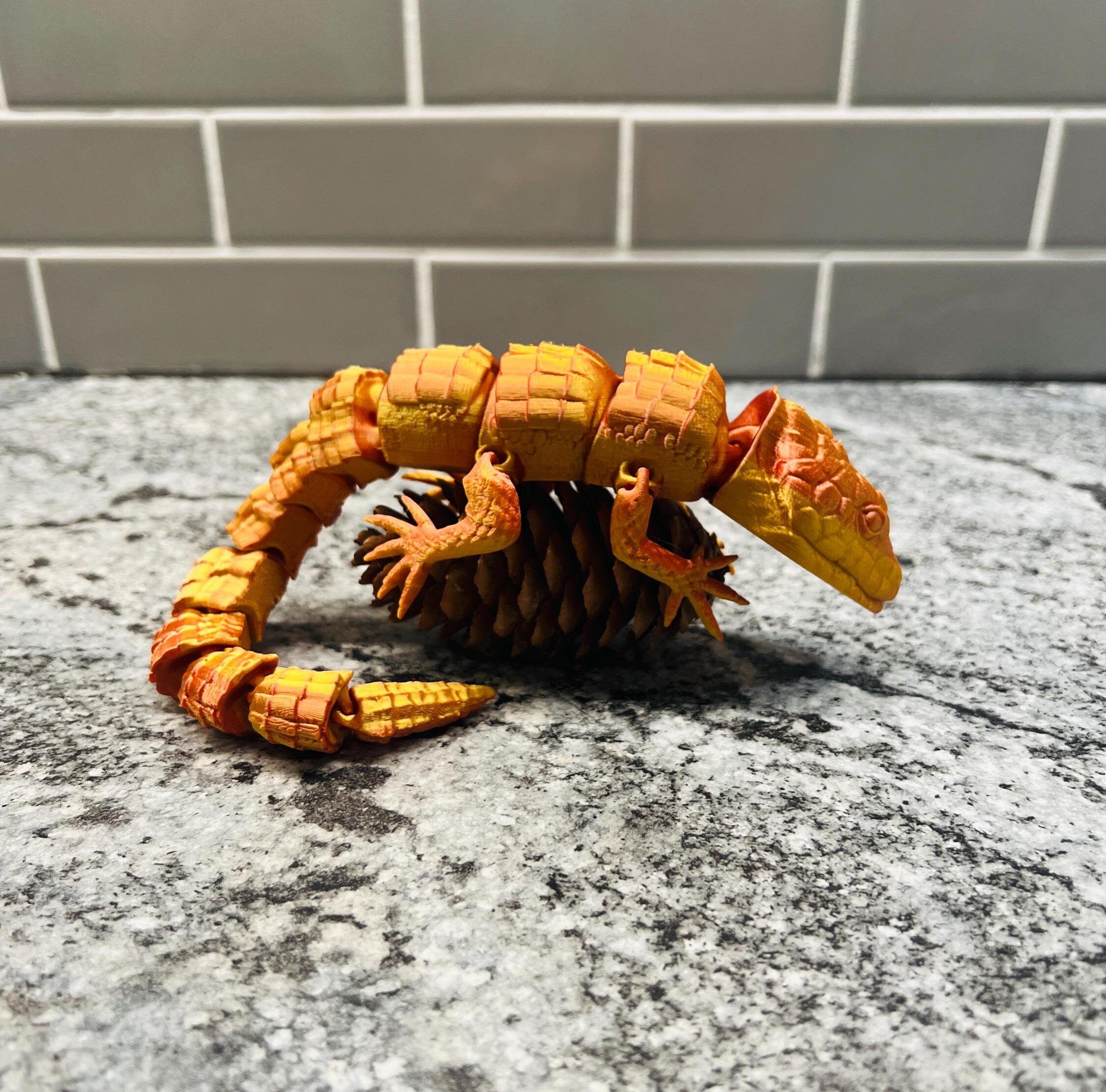 Lizard Fidget Springy Articulated Reptile Lizard Fidget Toy - Unique Gift Idea - Etsy