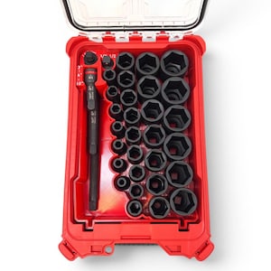 Milwaukee Packout-compatibel inzetstuk voor 29-delige SHOCKWAVE 1/2" metrische dopsleutelhouder (alleen inzetstuk)
